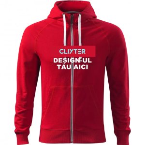 hanorac cu fermoar personalizabil